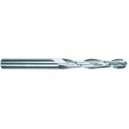 Morse End Mill, Ball Nose Center Cutting Extra Long Length Single End, Series 5952C, 14 Diameter Cutter 90512